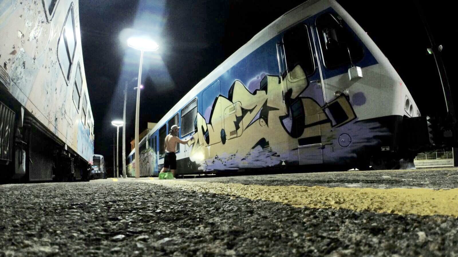 Coze - Graffiti train bombing europe